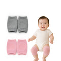 Baby Crawling Knee Pads Anti-Slip, Soft Cotton Elastic Knee Protectors for Infant Toddler Boys Girls 6-24 Months, 2 Pairs